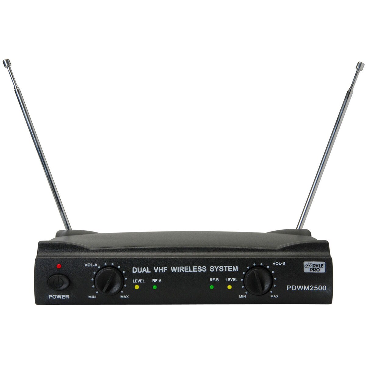 Pyle PDWM2500 Dual VHF Wireless Microphone System